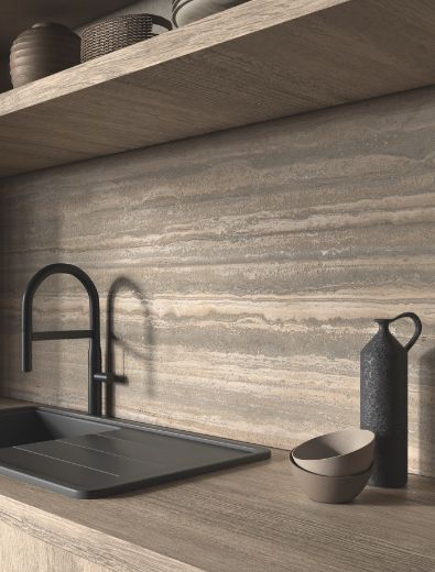 Billede af Cocoon Travertino Ocean Blue 60x60 cm (LPM - Matpoleret)