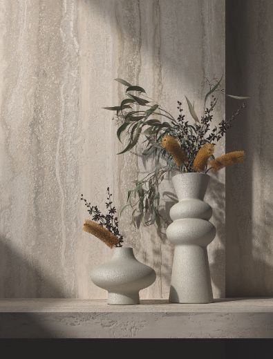Billede af Cocoon Travertino Silver Grey  120x120 cm (LPM - Matpoleret)