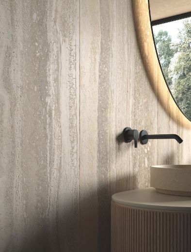 Billede af Cocoon Travertino Silver Grey  120x120 cm (LPM - Matpoleret)