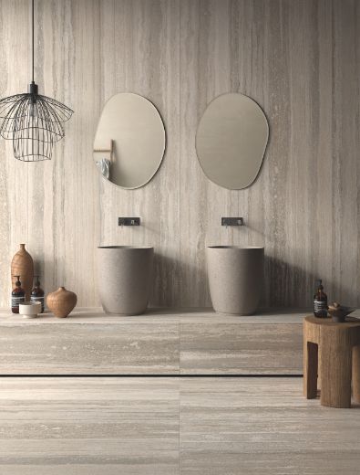 Billede af Cocoon Travertino Silver Grey 60x60 cm (LPM - Matpoleret)