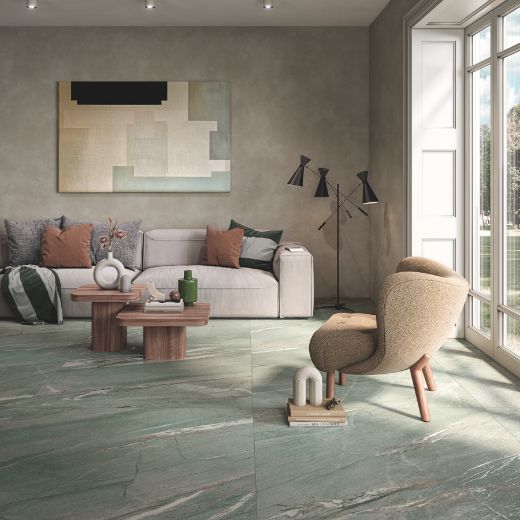 Billede af The Room Tiffany Green 120x120 cm (RM - Mat)