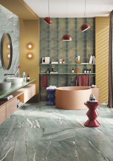 Billede af The Room Tiffany Green 120x120 cm (RM - Mat)