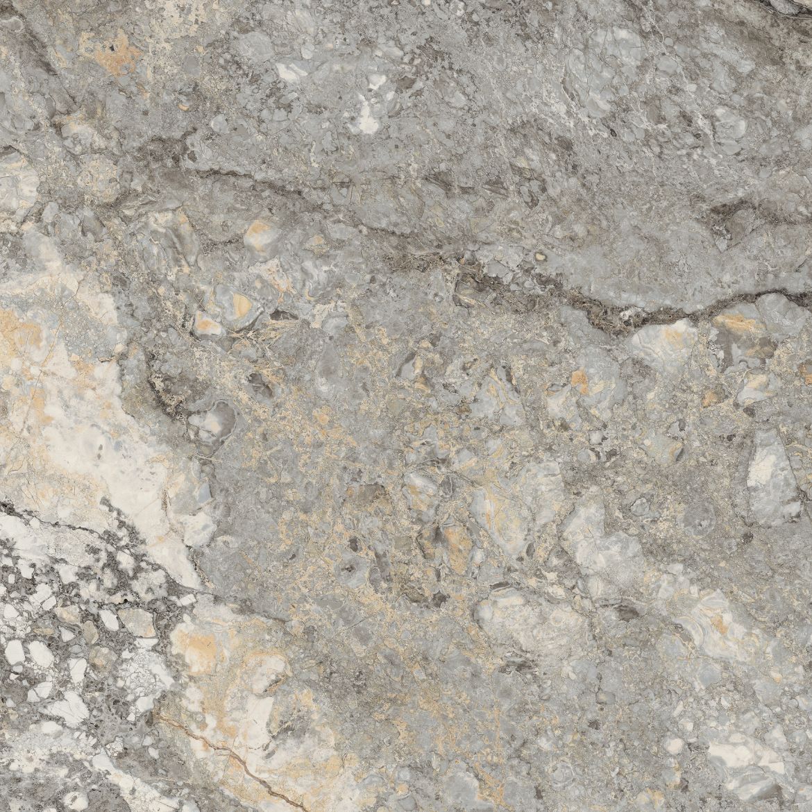 Billede af The Rock Grey Invisible 120x120 cm (RM - MAT)