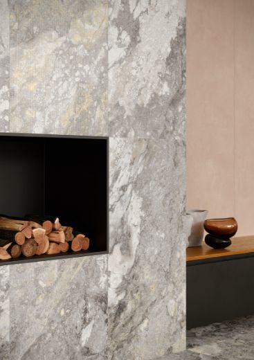 Billede af The Rock Grey Invisible 120x120 cm (RM - MAT)