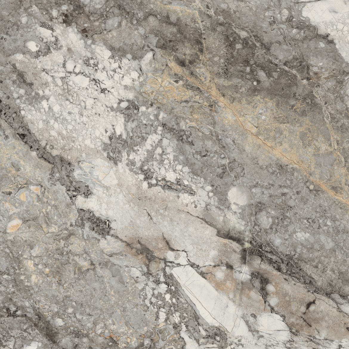 Billede af The Rock Grey Invisible 60x60 cm (RM - MAT)