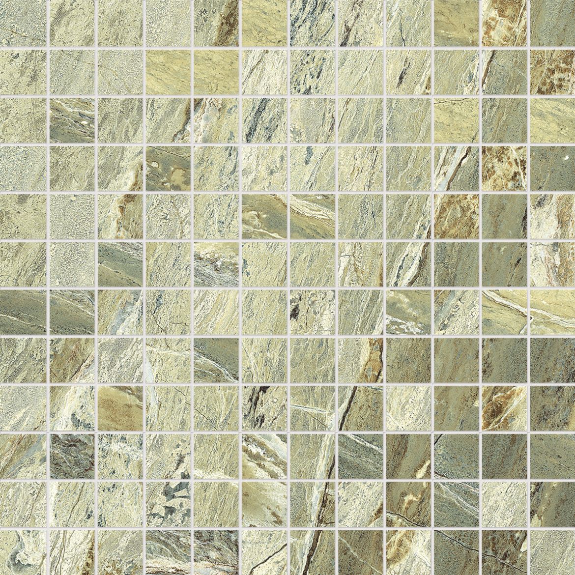 Billede af The Room Irish Green Mosaik 2,5x2,5 cm (RM - Mat)