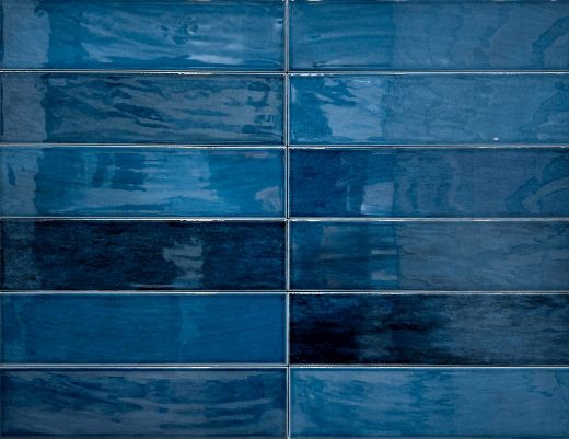 Billede af CC Zellige Mørkeblå 7x28 cm