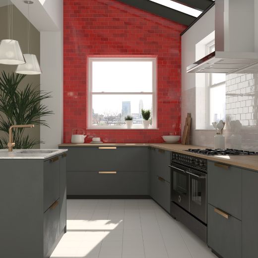 Billede af Village Volcanic Red 13,2x13,2 cm