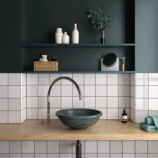 Billede af Village White 13,2x13,2 cm