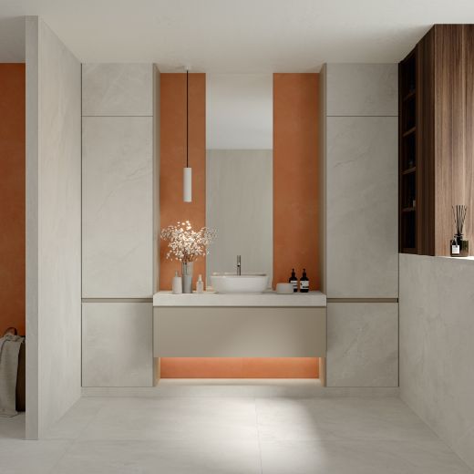 Billede af Azuma Rock White 90x90 cm (RM - Mat)