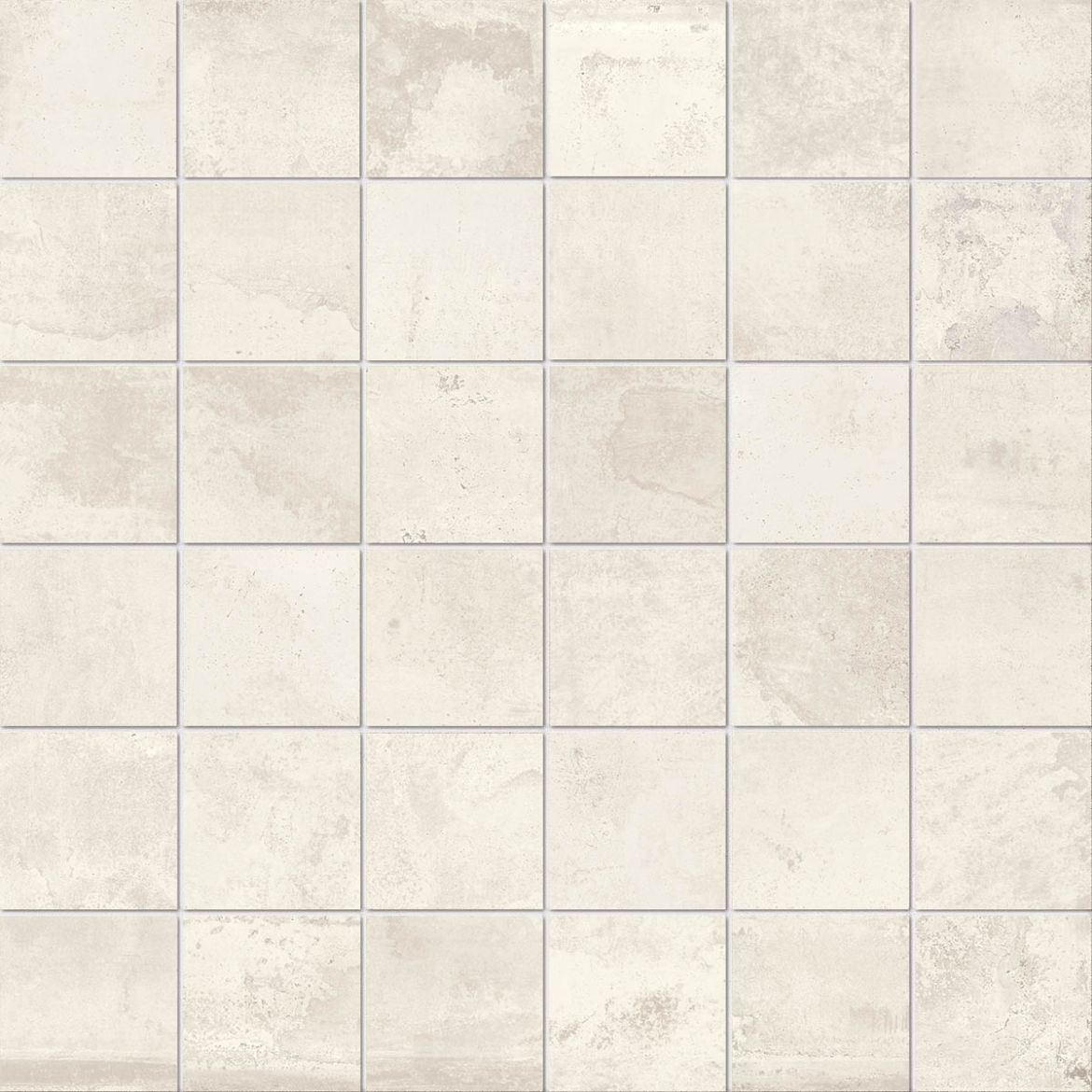 Billede af Tube White Mosaik 5x5 cm (RM - Mat)