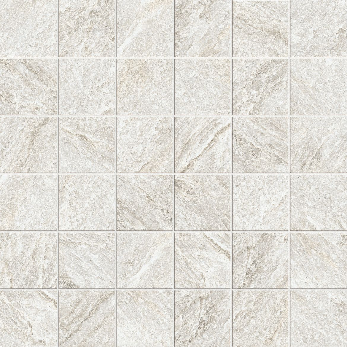 Billede af Vibes White Mosaik 5x5 cm (RM - Mat)