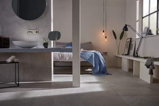 Billede af X-Rock White 60x120 cm (RB - Stokhugget)