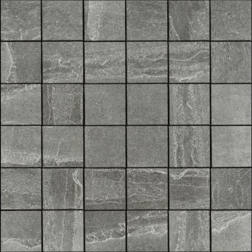 Billede af X-Rock Grey Mosaik 5x5 cm (RM - Mat)