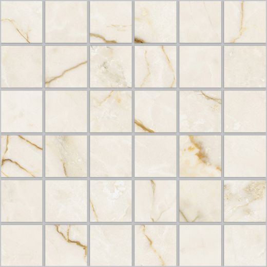 Billede af Oro Cream Ivory Mosaik 5x5 cm (RM - Mat)