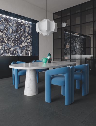 Billede af Aesthetica Agata Blu 60x120 cm (LPM - Matpoleret)