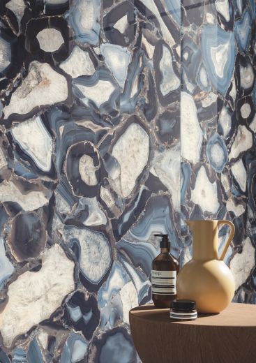 Billede af Aesthetica Agata Blu 120x278 cm (LPM - Matpoleret)