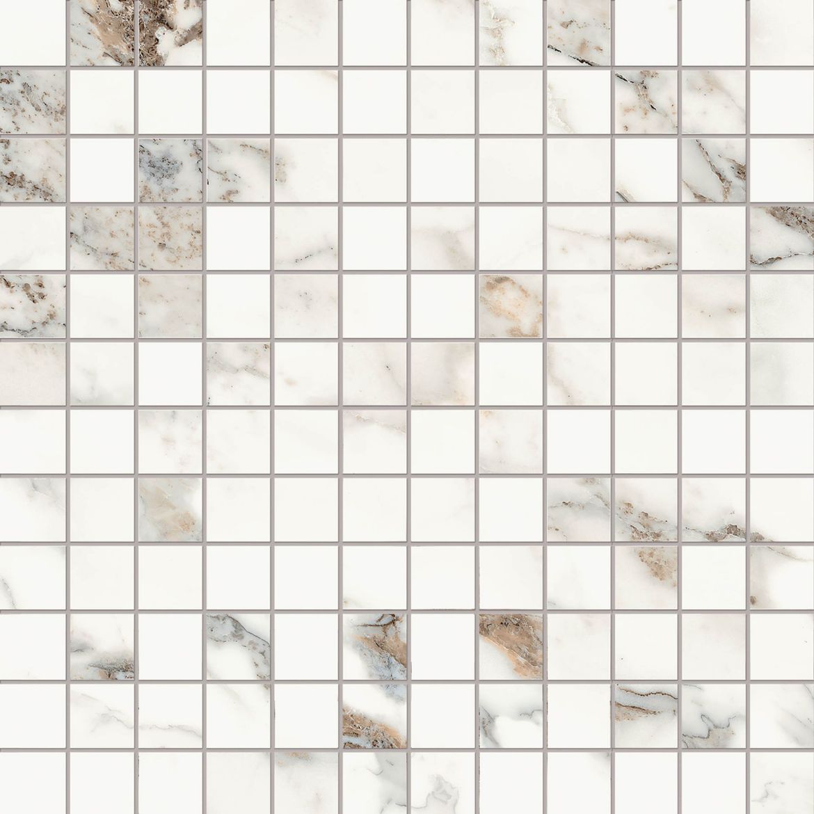 Billede af Aesthetica Breccia Capraia Mosaik 2,5x2,5 cm (LPM - Matpoleret)