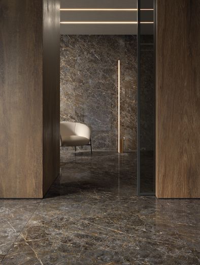 Billede af Aesthetica Golden Black 60x120 cm (RM - Mat)