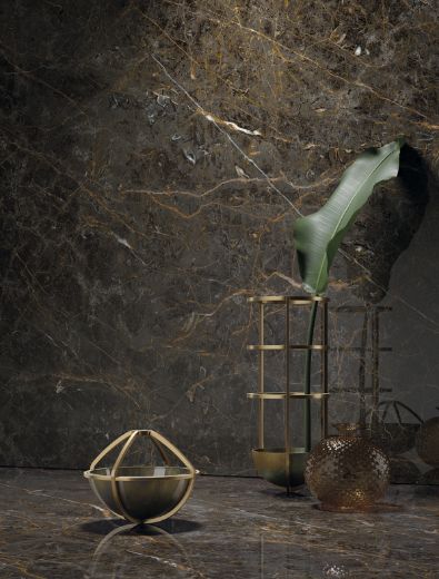 Billede af Aesthetica Golden Black 120x278 cm (LPM - Matpoleret)