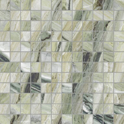 Billede af Aesthetica Golden Lighting Mosaik 2,5x2,5 cm (LPM - Matpoleret)