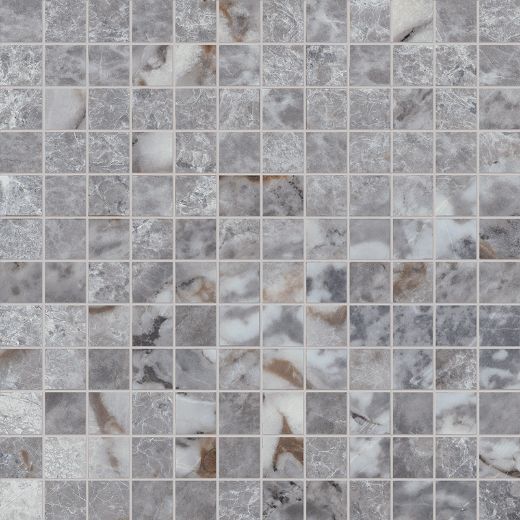 Billede af Aesthetica Unico Grey Mosaik 2,5x2,5 cm (RM - Mat)