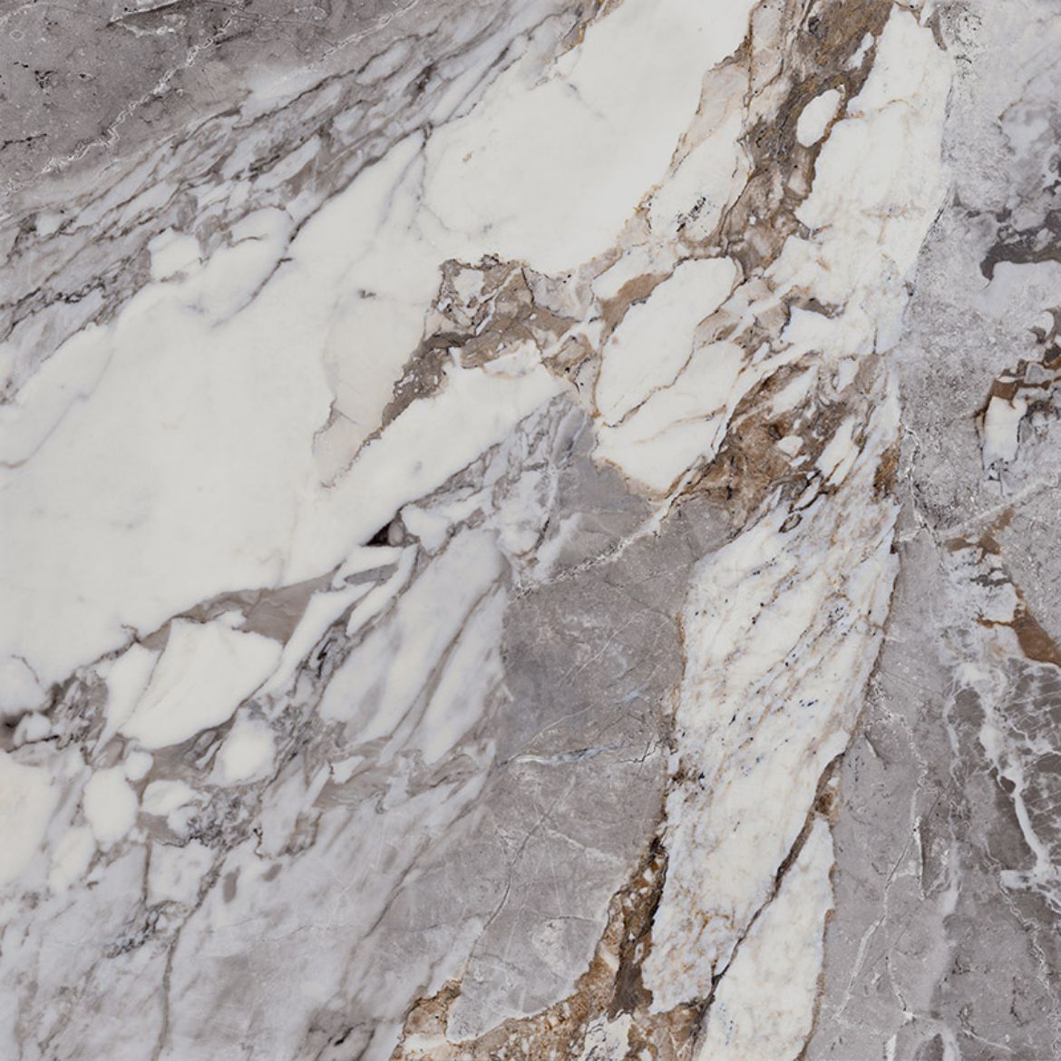 Billede af Aesthetica Unico Grey 120x120 cm (RM - Mat)