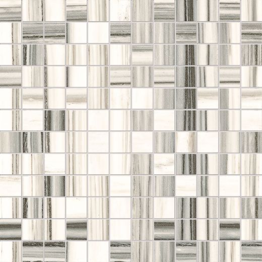 Billede af Aesthetica Zebrino Mosaik 2,5x2,5 cm (LPM - Matpoleret)