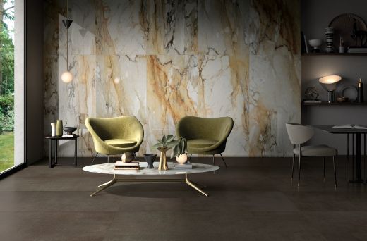 Billede af Bianco Calacatta Macchia Vecchia 90x90 cm (LP - Poleret)