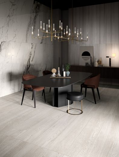 Billede af Bianco Calacatta Renoir Mosaik 5x5 cm (RM - Mat)