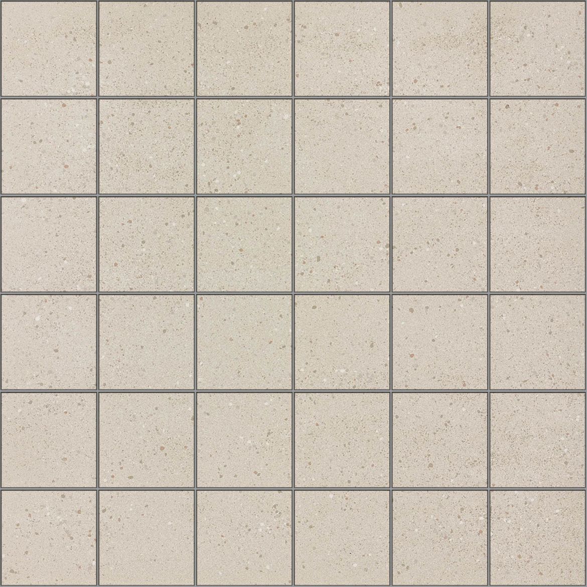 Billede af Overcome White Mosaik 5x5 cm (RM - Mat)