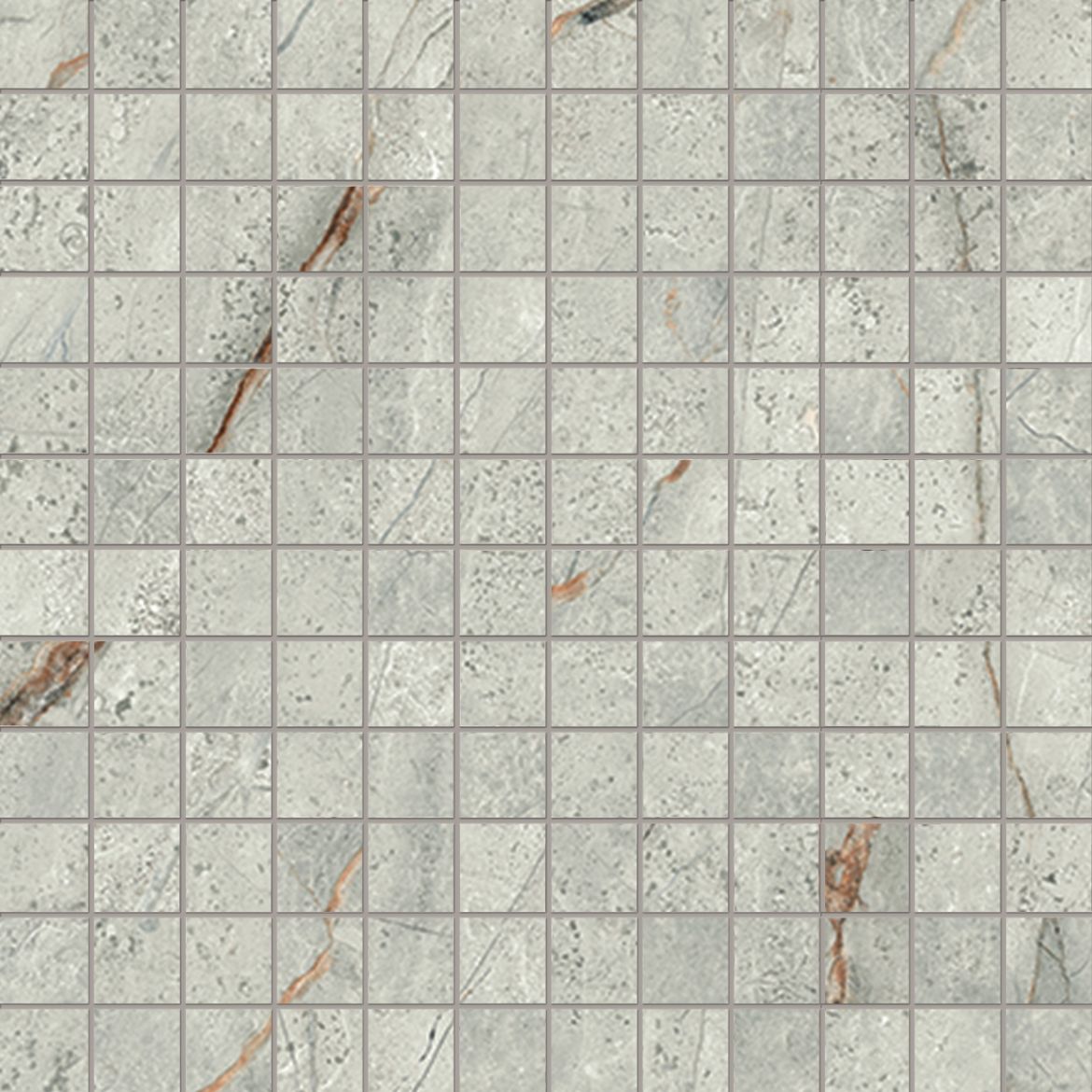 Billede af The Room Grey Roots Mosaik 2,5x2,5 cm (RM - Mat)