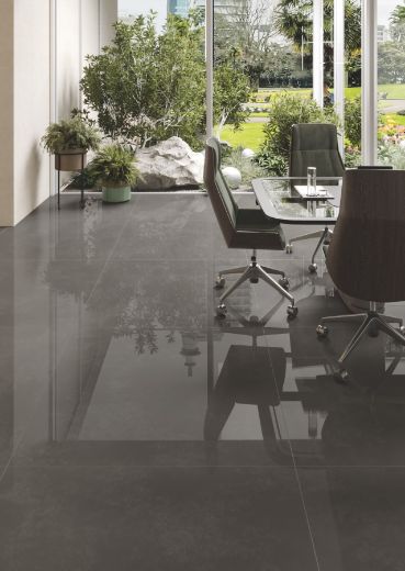 Billede af Mycro Antracit 120x120 cm (R - Ru)