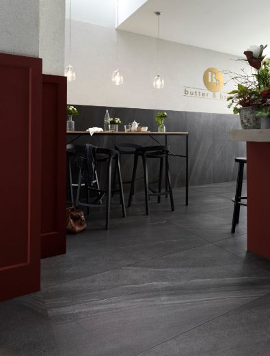 Billede af Lime-Rock Black 75x75 cm (RM - Mat)