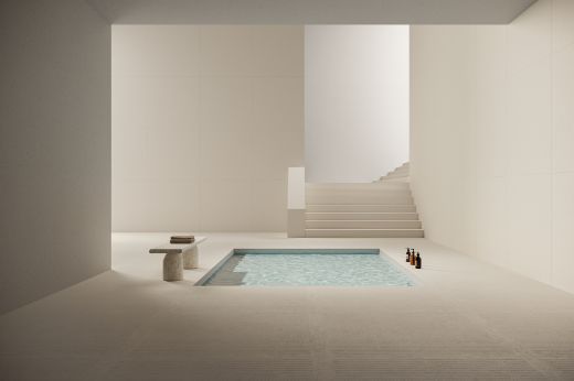 Billede af Crush White Mosaik 5x5 cm (RM - Mat)