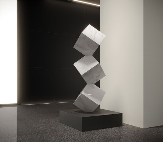 Billede af Endless Black 120x120 cm (RM - Mat)