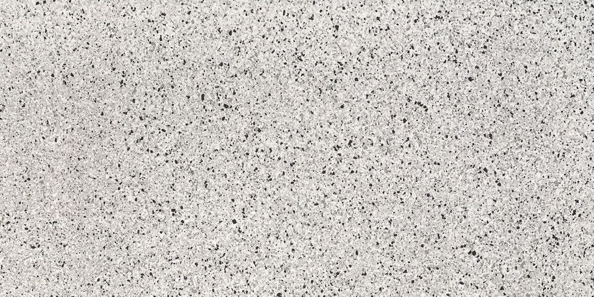 Billede af Endless White Terrazzo 60x120 cm (LLL - Højglanspoleret)