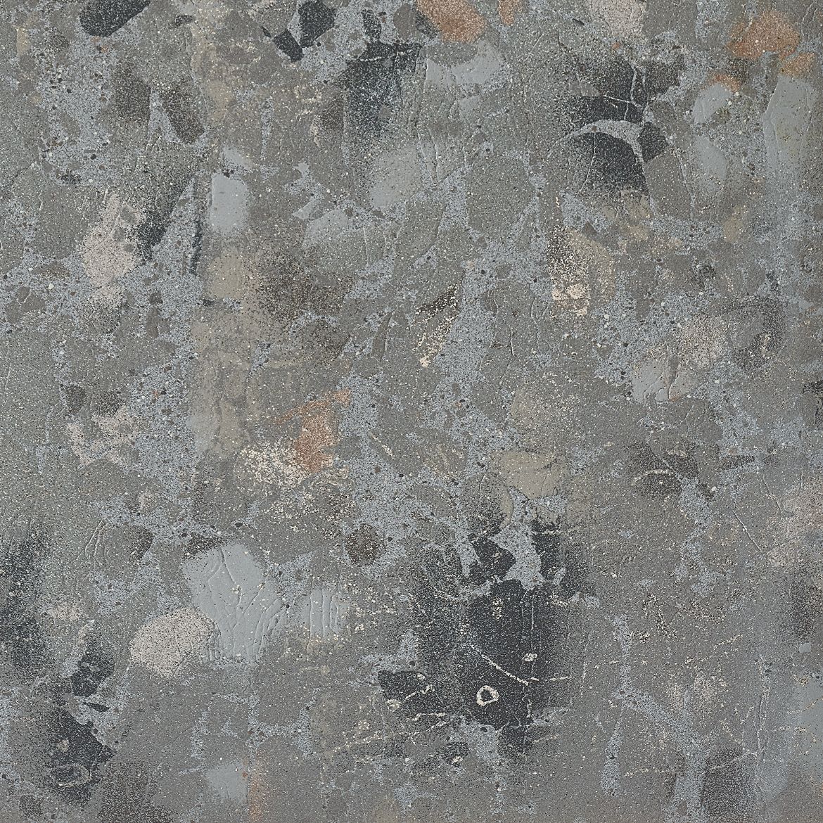 Billede af Attitude Dark Grey Ru 120x120 cm (R - Ru)
